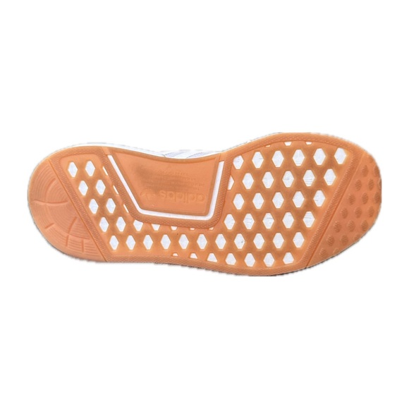 adidas NMD_R1 Primeblue Shoes - M 6.5/W 7.5 - Cloud White / Cloud White / Gum - Picture 8 of 15